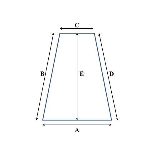 Trapezium toppermatras  op maat