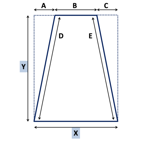 Matrassenmaker Trapezium matras op maat