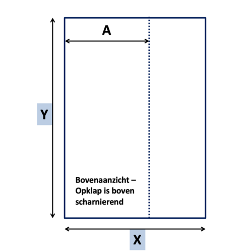 Matrassenmaker Model E1 - Rechthoekig opklapmatras op maat