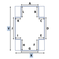Topper matras met uitsneden in vier hoeken - Model F2