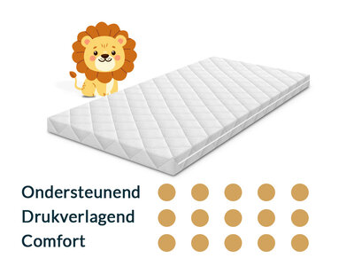 Matrassenmaker Babymatras 60x115 natuurlatex
