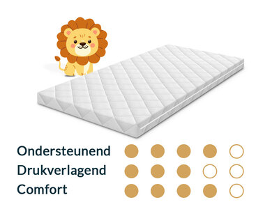 Matrassenmaker Babymatras 70x120 koudschuim HR55