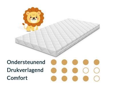 Matrassenmaker Babymatras 60x140 ultra comfort