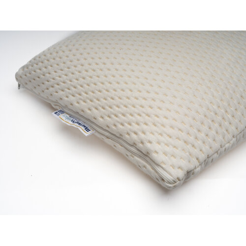 Matrassenmaker Natuurlatex hoofdkussen Lunano 40x60 cm – Hypoallergeen comfort met bamboe hoes