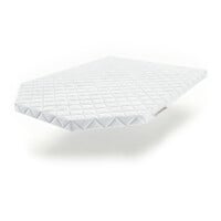 Queensbed topper met 2 schuine zijden caravan camper traagschuim