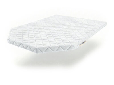 Matrassenmaker Queensbed topper met 2 schuine zijden caravan camper koudschuim HR55