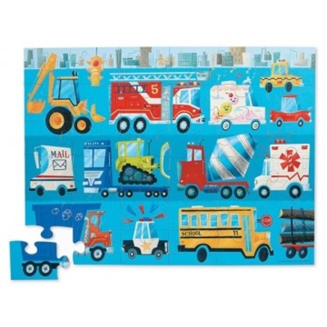 Vloerpuzzel  Vehicles (36-delig) | 3+