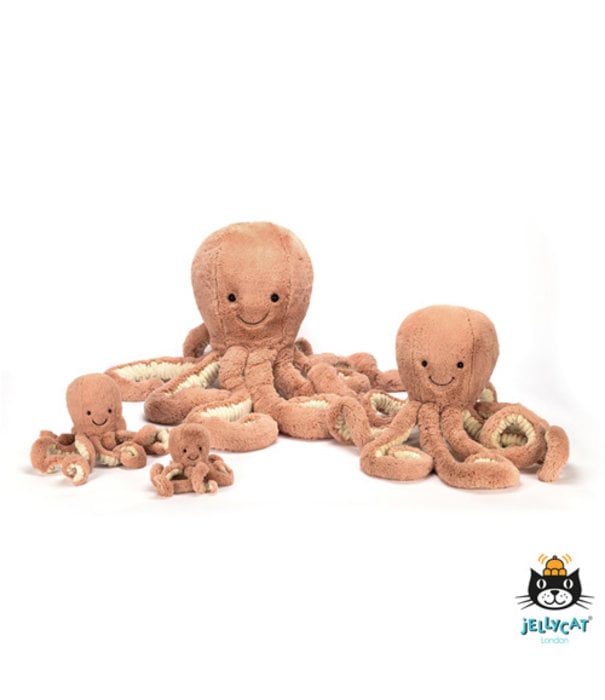 JellyCat JellyCat - Odell Octopus (4 maten)