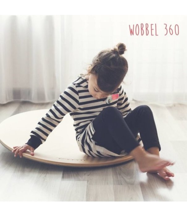 Wobbel Wobbel -  360 Blank Gelakt - Vilt Baby Muis