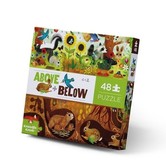 Crocodile Creek -  Puzzel Above & Below - Tuin (48-delig) | 4+