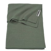 Meyco Wiegdeken Knit Basic - Forest Green 75x100 cm