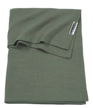 Wiegdeken Knit Basic - Forest Green 75x100 cm