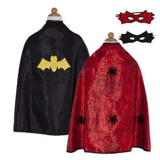 Great Pretenders Verkleedcape Batman & Spiderman | 4+