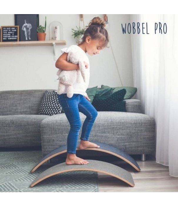 Wobbel Wobbel Pro Blank Gelakt  - Vilt Muis