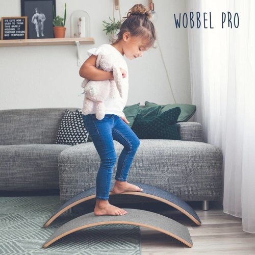 Wobbel XL Blank Gelakt Met Vilt Muis: La Tavola Da Equilibrio Olandese In Versione Extra Large - 5