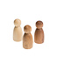 Grapat - Houten Nins Poppetjes -  Naturelkleur (set van 3)