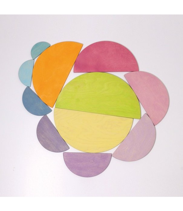 Grimm's  Grimm's - Houten Halve Cirkels - Pastel
