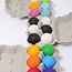 Grimm's - 6 Houten Ballen - Pastel