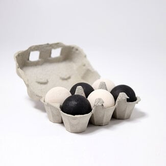Grimm's  6 Houten Ballen - Monochrome