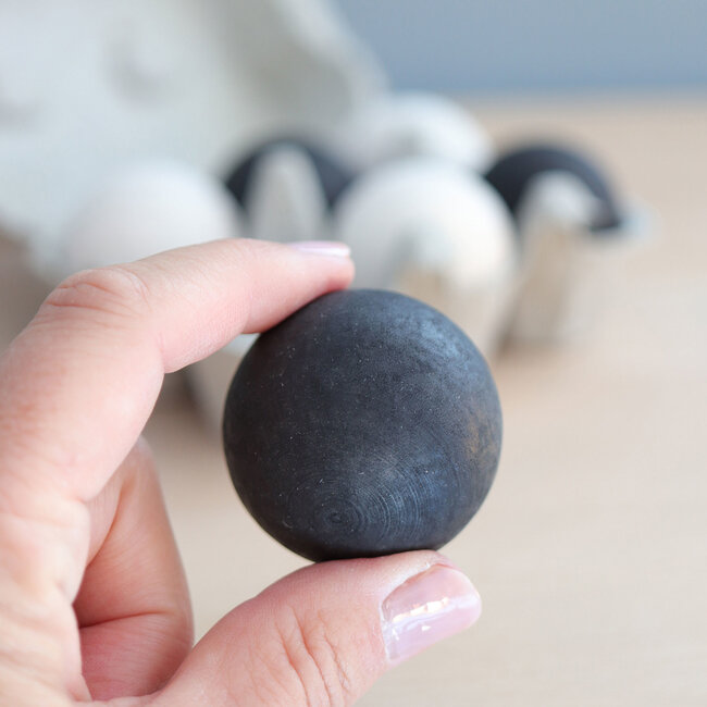 Grimm's -  6 Houten Ballen - Monochrome