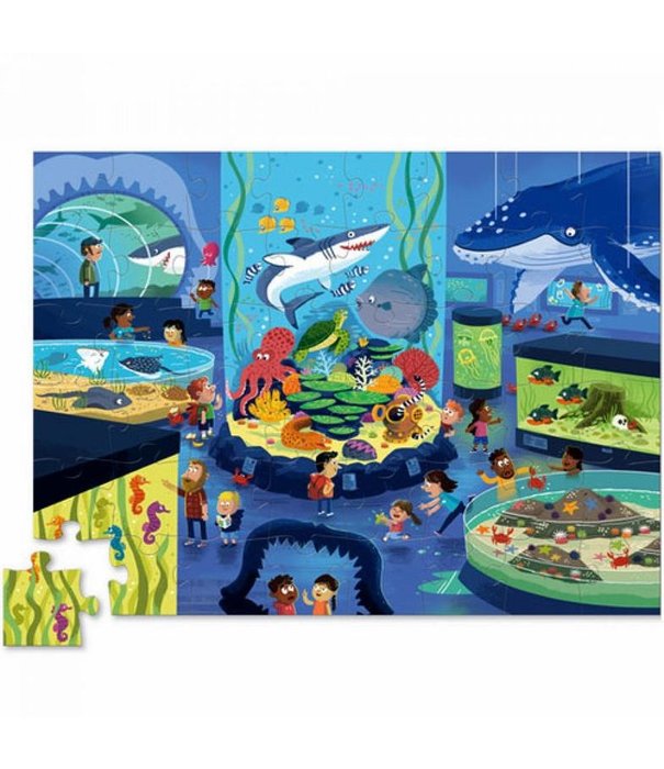 Crocodile Creek Crocodile Creek Puzzel Day at the Museum - Aquarium (48-delig) | 4+