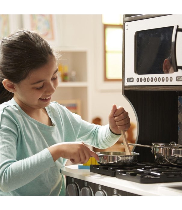 Bigjigs Melissa & Doug - Speelgoed Pannenset met Rek