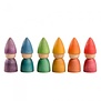 Grapat Houten Nins Tomten Regenboog (6-delig)
