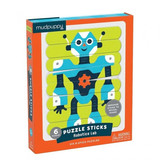 Mudpuppy Puzzel Sticks - Robotics Lab (6x 8-delig)