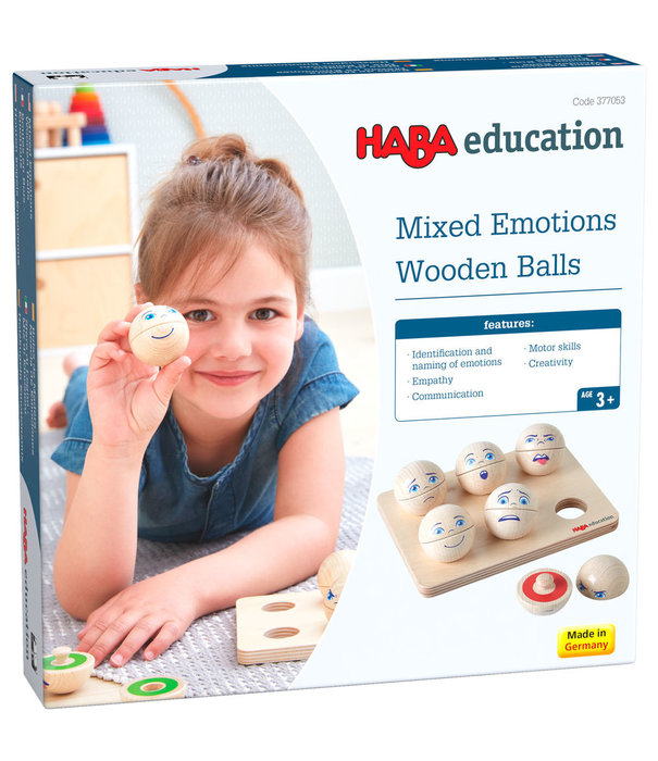 HABA HABA Education - Spel Houten Ballen Emotiemix 3+