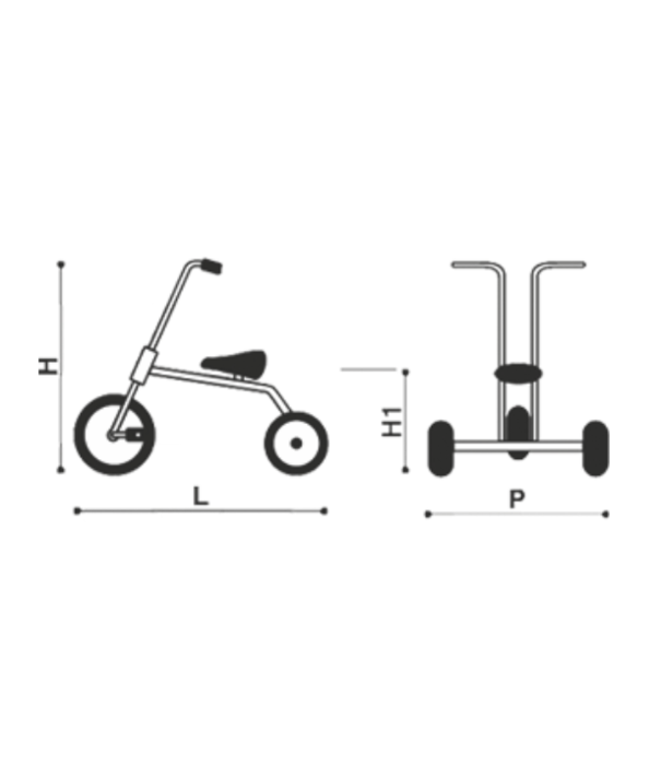 Italtrike Italtrike - Atlantic - Driewieler Large 5+