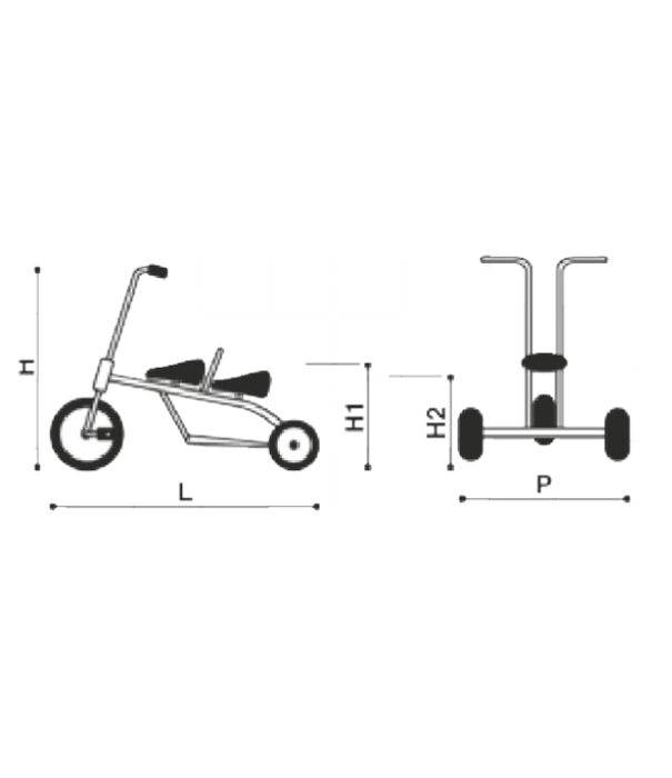 Italtrike Italtrike - Atlantic Carry - Duo Driewieler 3+