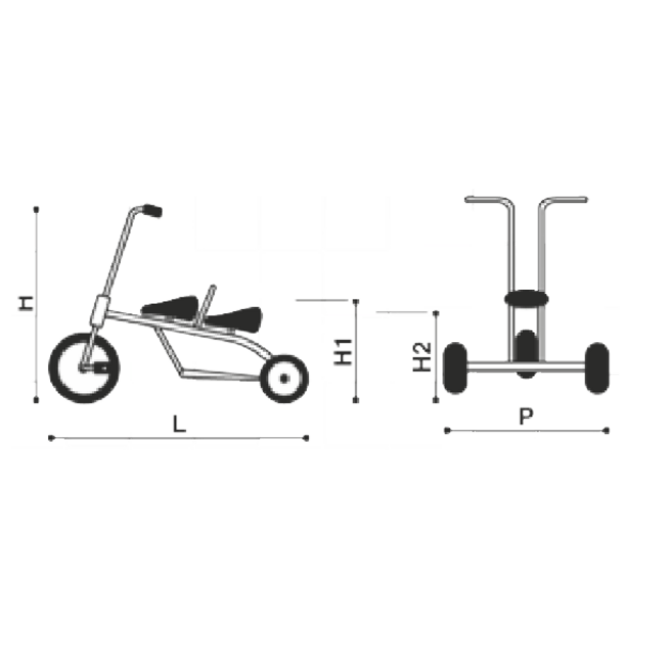 Italtrike - Atlantic Carry - Duo Driewieler 3+