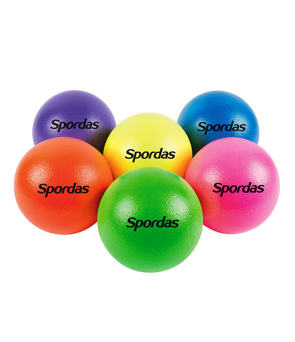 Spordas Spordas - Neon Foam Ballen (6-delig)