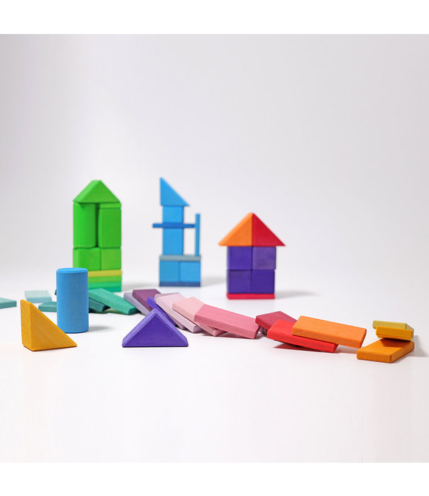 Grimm's  Grimm's- Houten Vormen & Kleuren Set (70-delig)