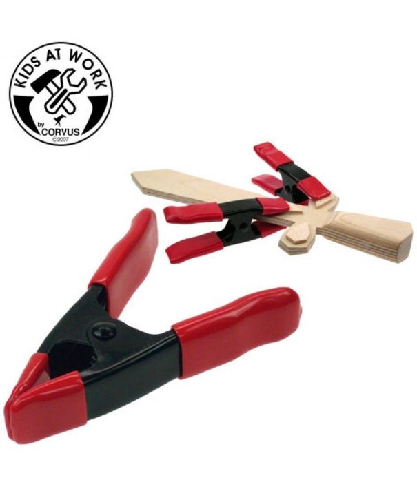 Kids At Work Kids At Work - Tent & Bouw klemmen (2-delig)