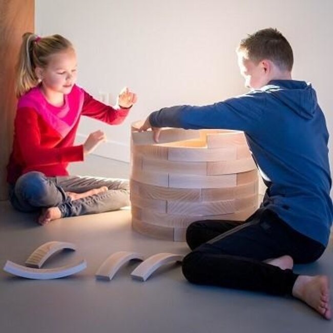 Abel Blocks - Bouw Blokken Set (72-delig)