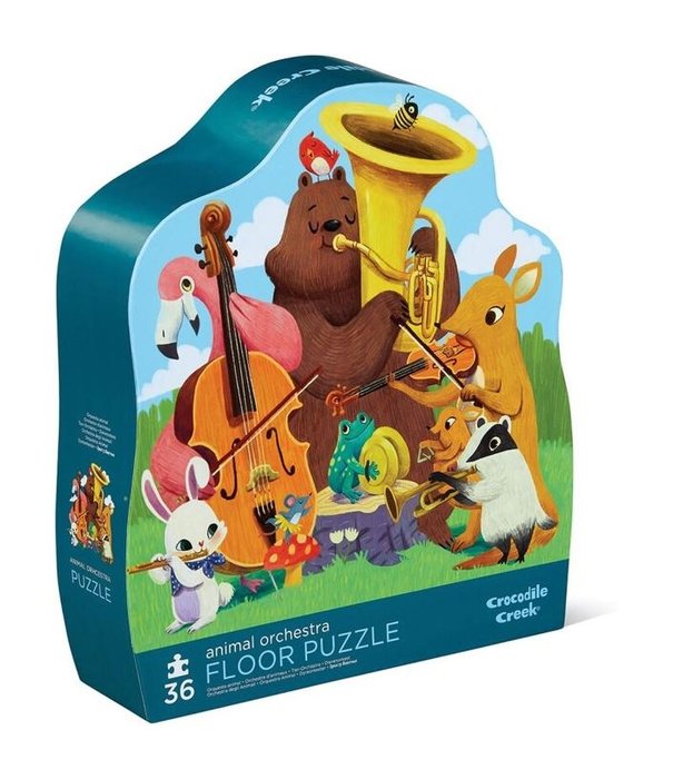 Crocodile Creek Crocodile Creek - Vloerpuzzel -Dierenorkest (36-delig) | 3+