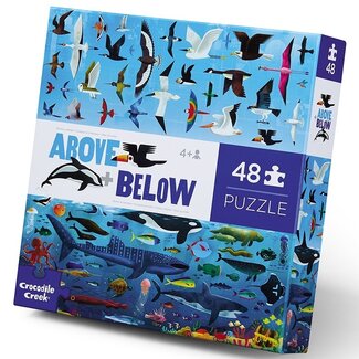 Crocodile Creek Puzzel Above & Below - Sea & Sky (48-delig) | 4+