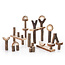 Guidecraft - Natuurlijke Houten Bouw Elementen & Blokken Schors (36-delig) | 3+