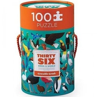 Crocodile Creek Puzzel - 36 Beautiful Birds (100-delig) | 5+
