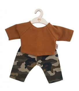 Poppen Kledingset - Camouflage Ochre