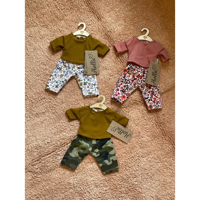 Hollie - Poppen Kledingset - Retro Flowers