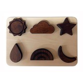 Oyuncak House - Houten Vormen Puzzel - Weer (7-delig) | 1+