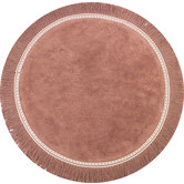 Tapis Petit - Vloerkleed Anna Old Pink (Ø 110 cm)