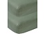 Meyco Wieg Jersey Hoeslaken - Forest Green || 2-Pack