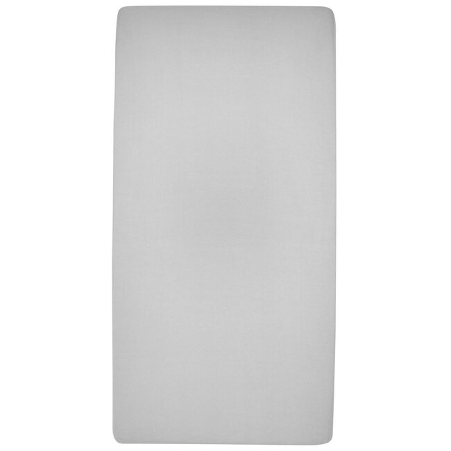 Meyco - Wieg Jersey Hoeslaken - Lichtgrijs (2-Pack)