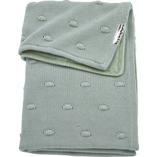 Meyco Wiegdeken Velvet Knots - Forest Green 75x100cm