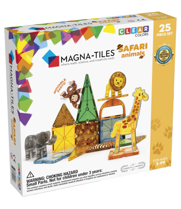 Magna-Tiles Magna-Tiles - Safari Animals  Dieren Set (25-delig)