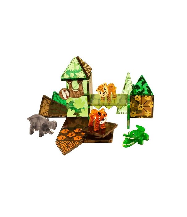 Magna-Tiles Magna-Tiles - Jungle Animals  Dieren Set (25-delig)