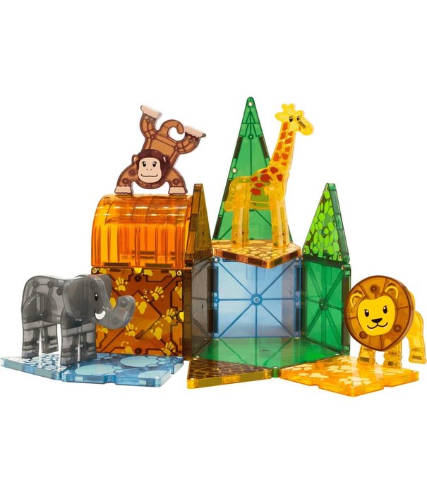 Magna-Tiles Magna-Tiles - Safari Animals  Dieren Set (25-delig)